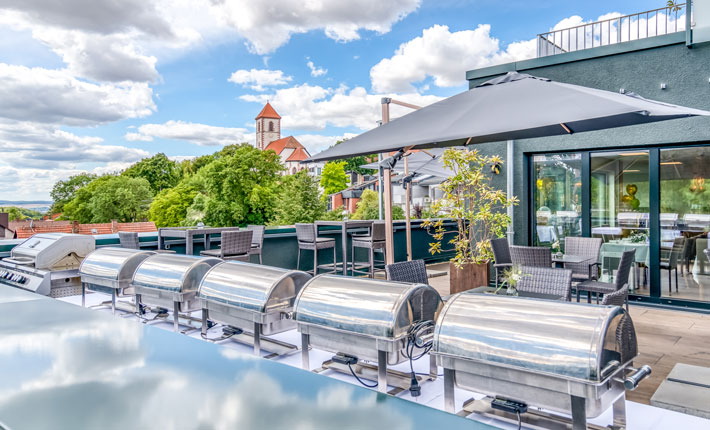 Hotel Beckmann Göttingen: Feiern im Weitblick